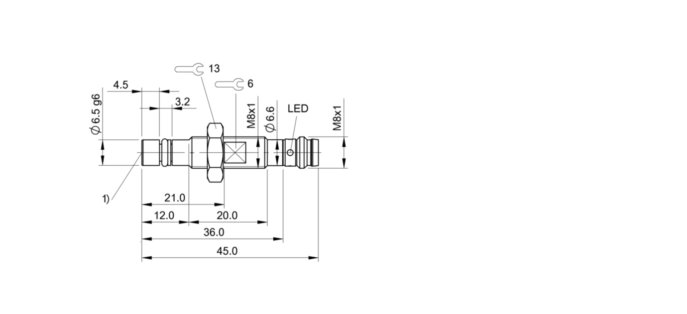 耐高压接近开关 BHS A404N-POC15-S49 订货号：BHS0053-尺寸图