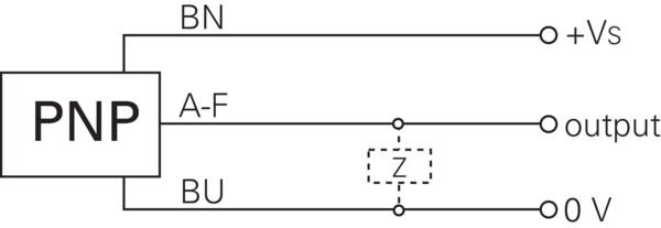 Baumer堡盟 ILFK 12P1101/I06 订购代码：10211799 电感式接近开关-接线图