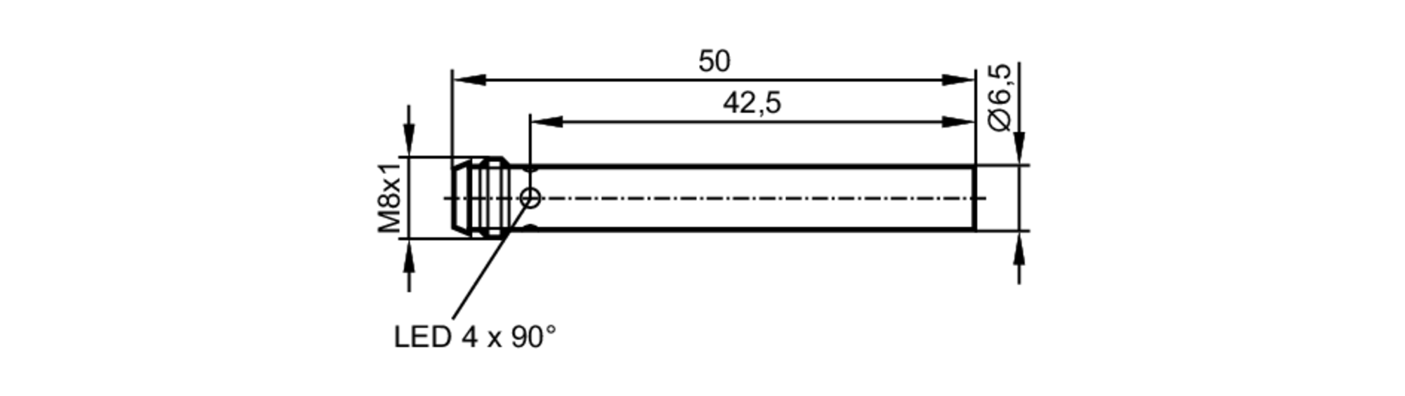 易福门电感式接近开关 IT5034 订货号：ITB31,5BBPKG/AS-尺寸图